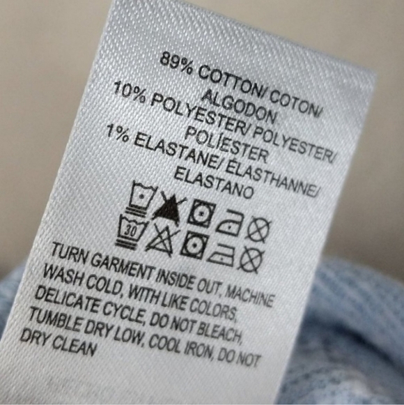 Lucky Brand Light Blue Short Sleeve Square Neck Top Women's Small S Casual EUC - Picture 7 of 7